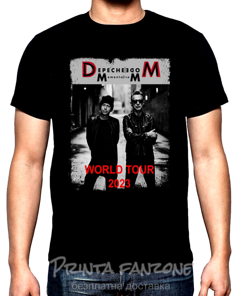 Тениски Depeche Mode, Memento Mori, World tour 2023, мъжка тениска, 100% памук, S до 5XL